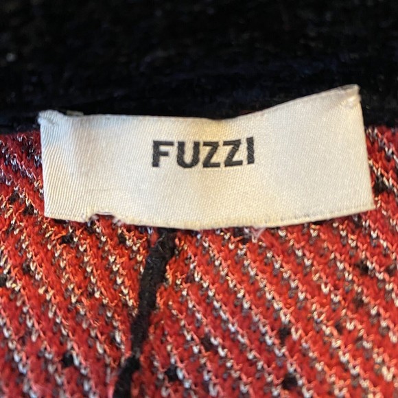 Fuzzi XXL Black Knit Open Front Cardigan Sweater - Picture 15 of 15